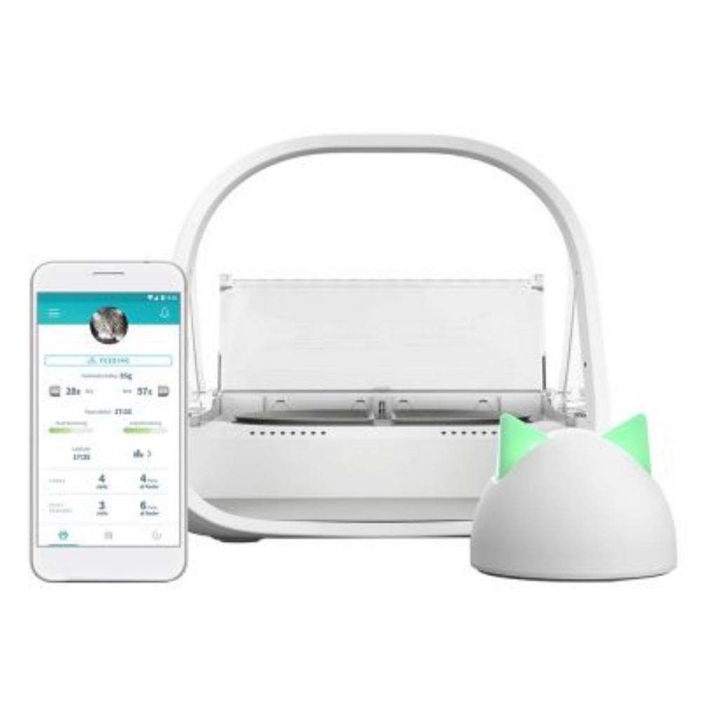 Smart feed wifi microchip pet feeder